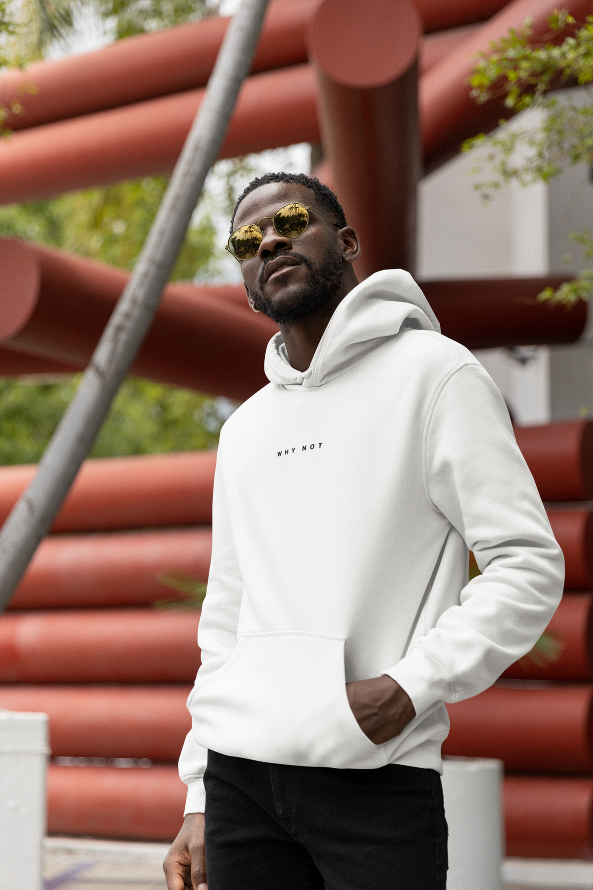 "WHY NOT" Exclusive Heavyweight Hoodie
