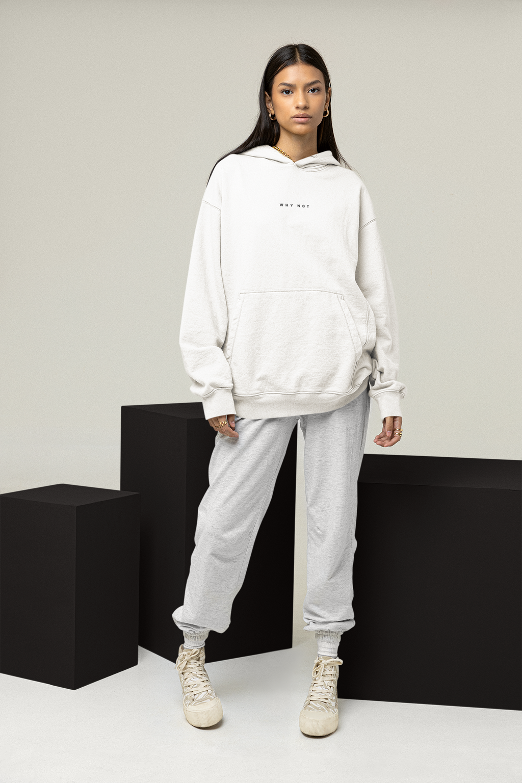 "WHY NOT" Exclusive Heavyweight Hoodie