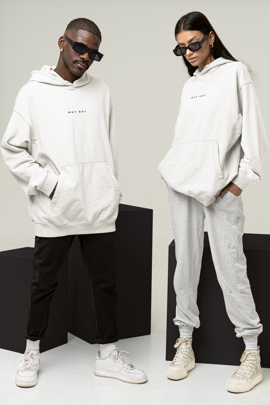 "WHY NOT" Exclusive Heavyweight Hoodie